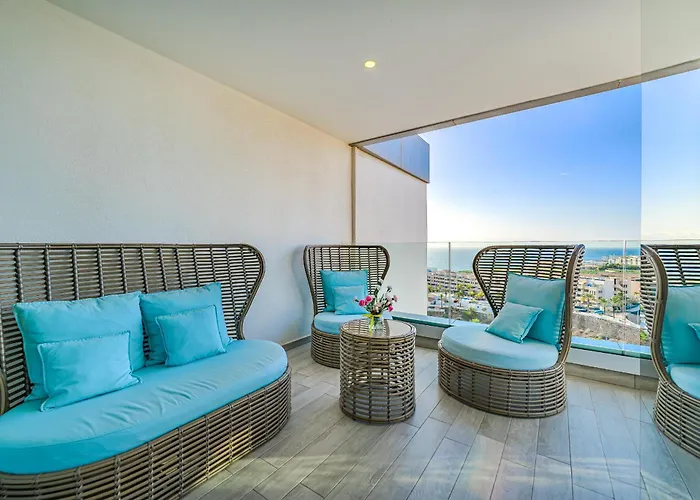 Sunset Bliss Penthouse With Airco & Heated Pool Apartament