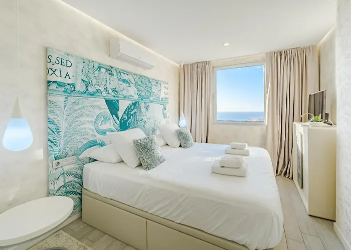 Sunset Bliss Penthouse With Airco & Heated Pool Apartament